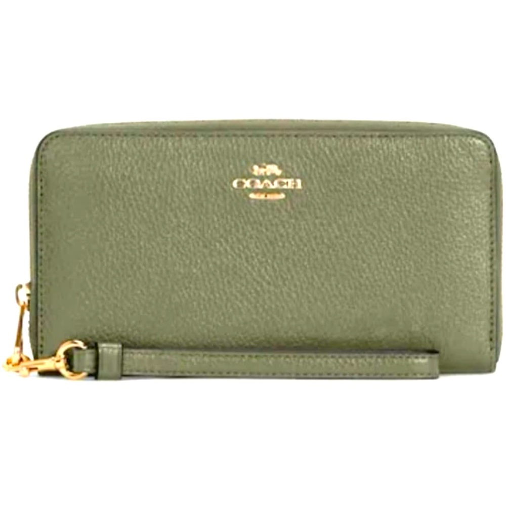 Coach Long Zip Around Wallet